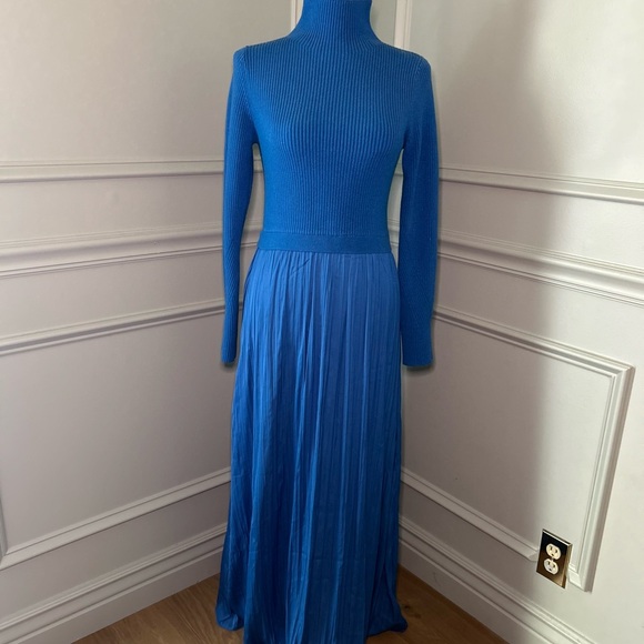 Anthropologie Royal Blue Thea Dress, Like New SP - Picture 4 of 4